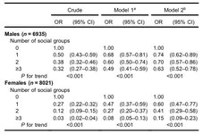 Association Between Social Participation and Instrumental Activities of Daily Living Among Community-Dwelling Older Adults
